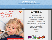 Tablet Screenshot of baranyhimlo.hu